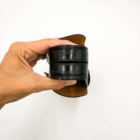 Gucci GG Web Stripe Peyton Mules Flat Slides Black Leather Loafers - Picture 7 of 11